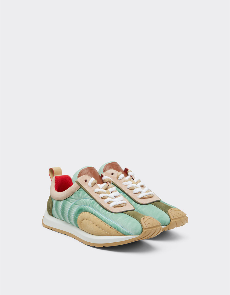 Ferrari Suede, nappa and nylon sneakers outlook