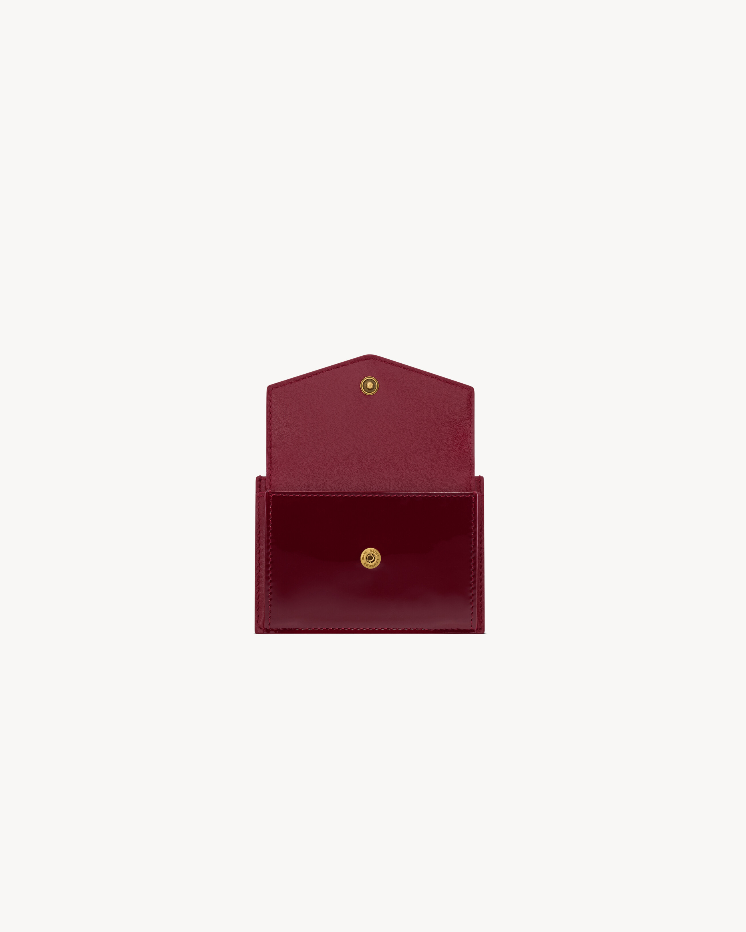 UPTOWN FLAP CARD CASE IN PATENT LEATHER - 4