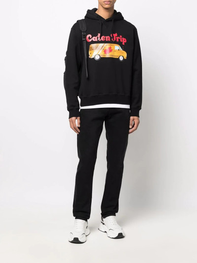 DSQUARED2 van-print cotton hoodie outlook