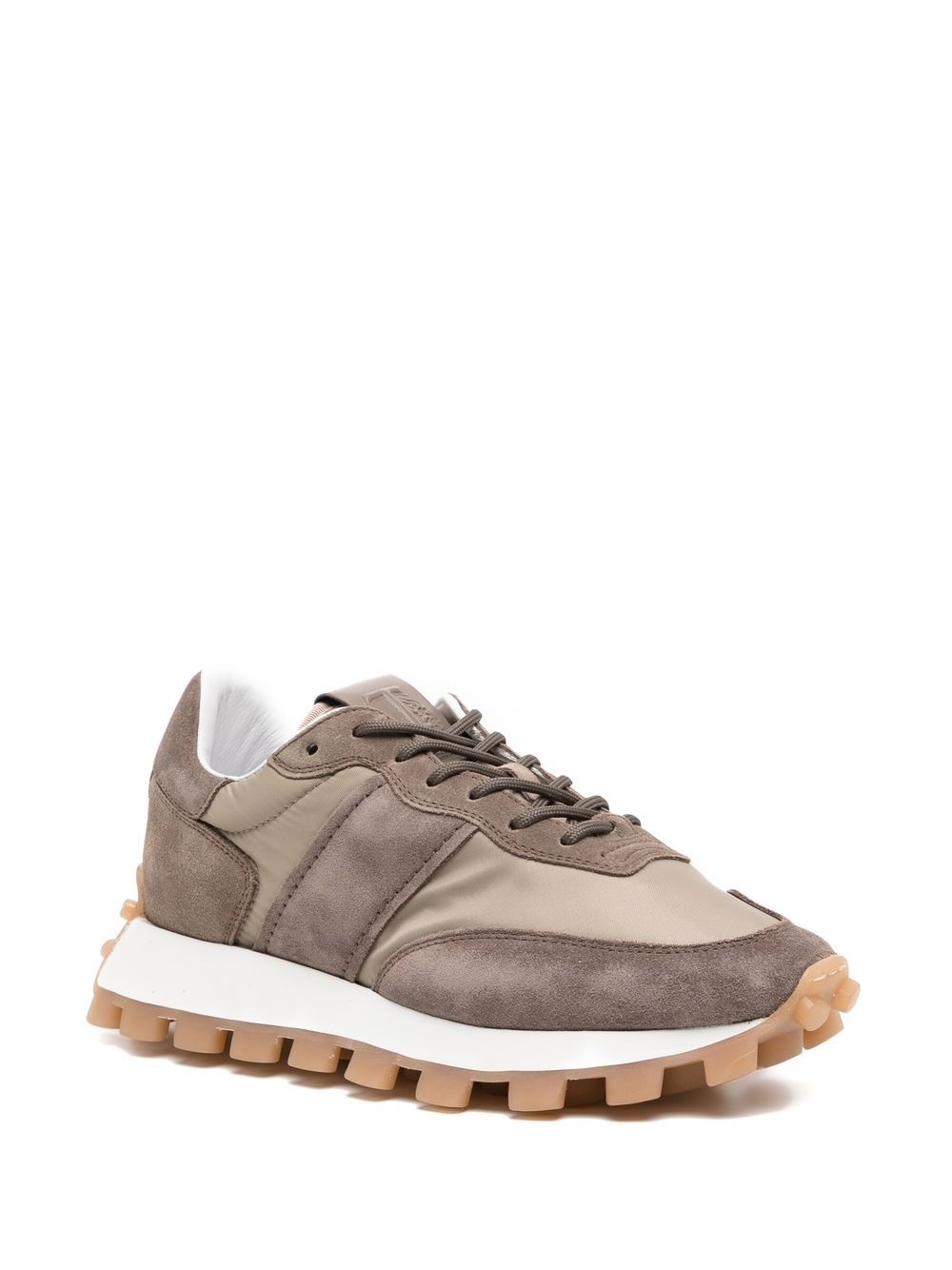 Tod's - Sneakers Tod's 1T in Suede and Fabric, BEIGE,WHITE,GREY, 39.5 - Shoes