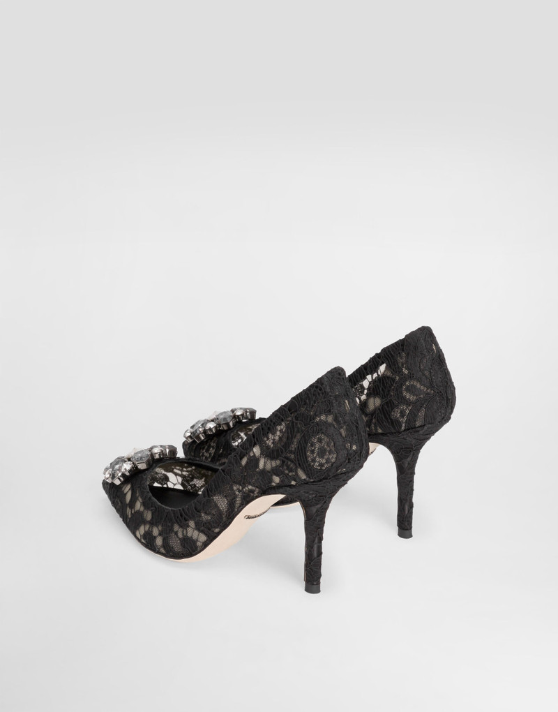 Dolce & Gabbana Pump in Taormina lace with crystals outlook