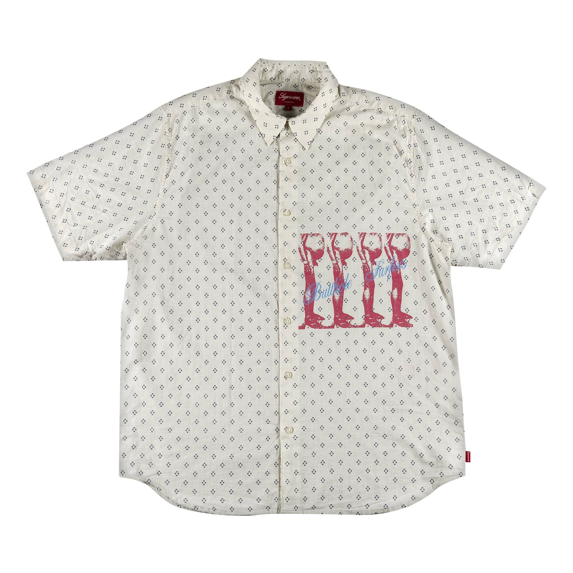 Supreme x Butthole Surfers Short-Sleeve Shirt 'White' - 1