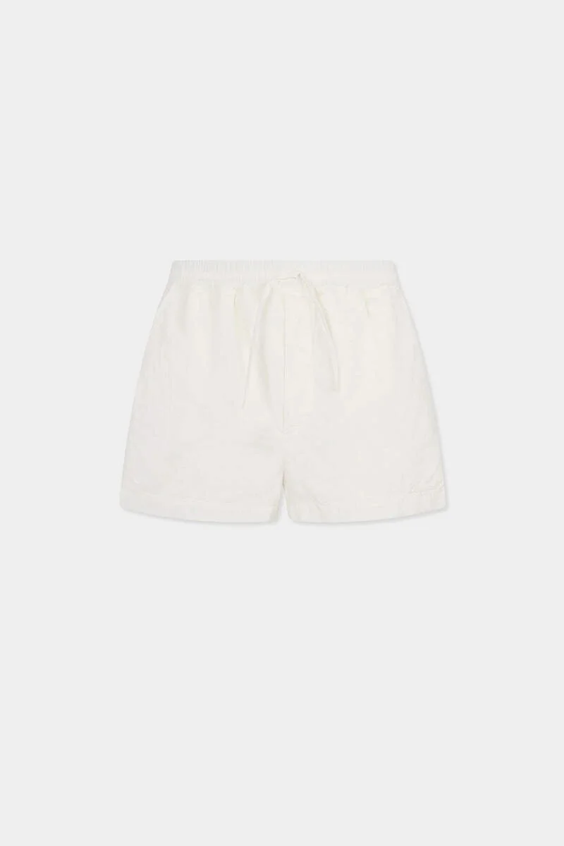 LINEN PULL ON SHORTS - 1