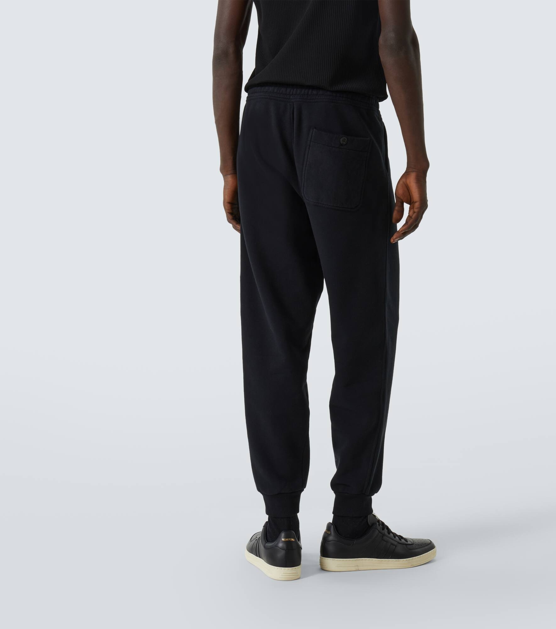 Cotton jersey sweatpants - 4