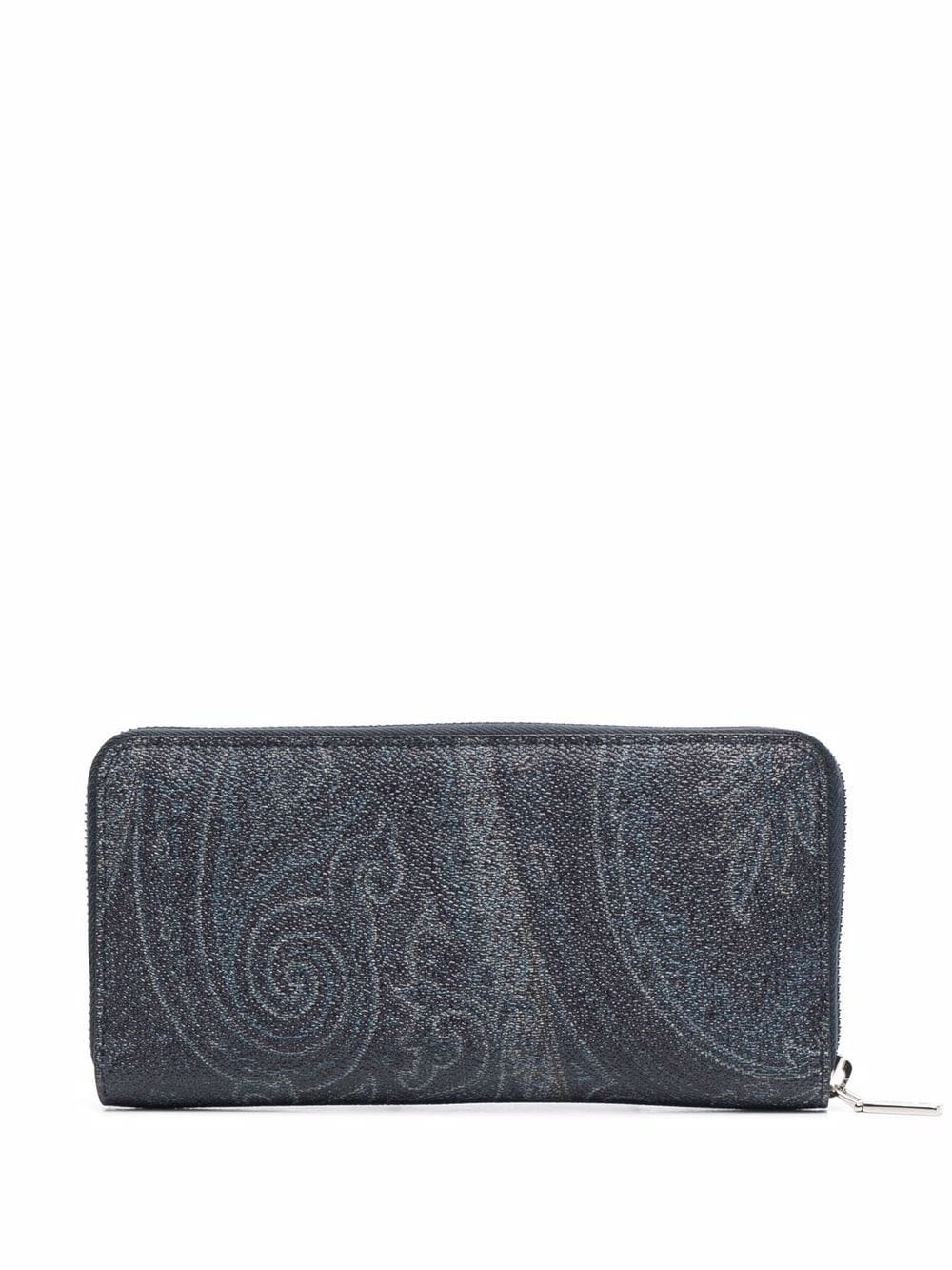 paisley-print zipped wallet - 2