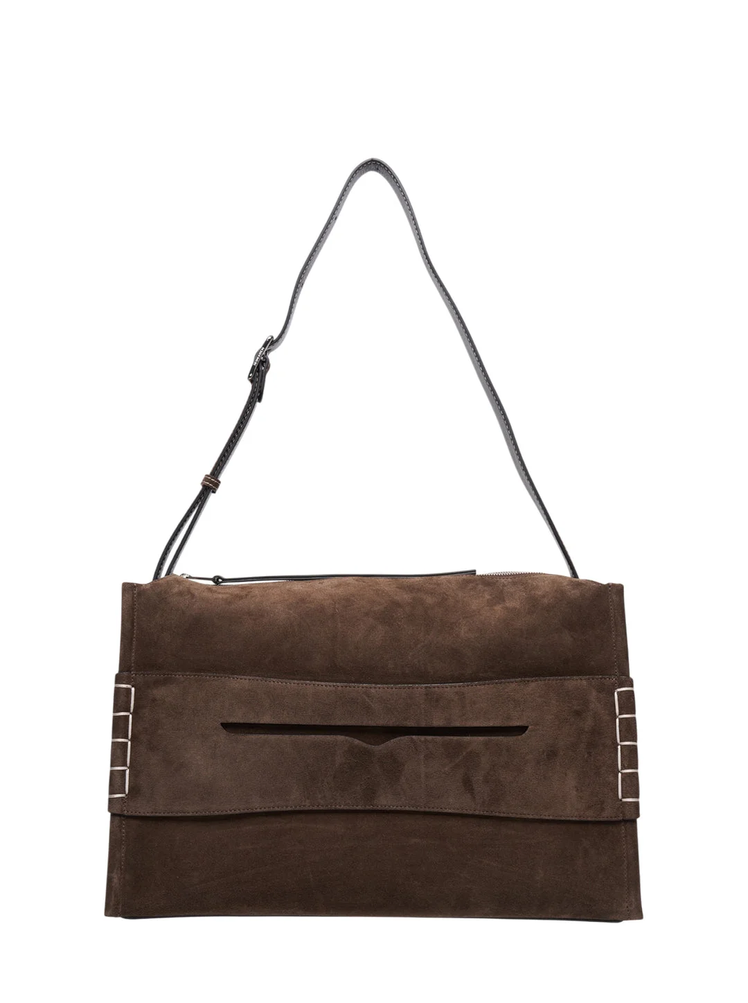Messenger Loafer Suede Bag - 1