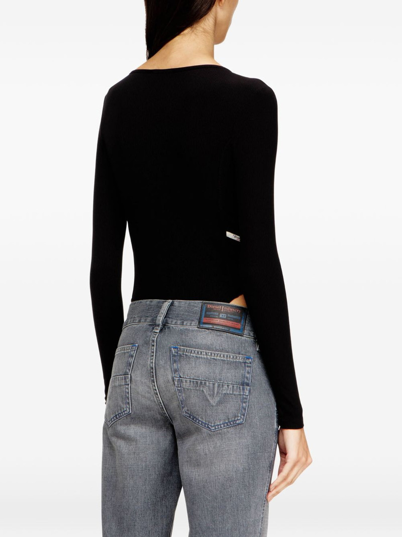 T-Bodyn ribbed scoop-neck bodysuit 4