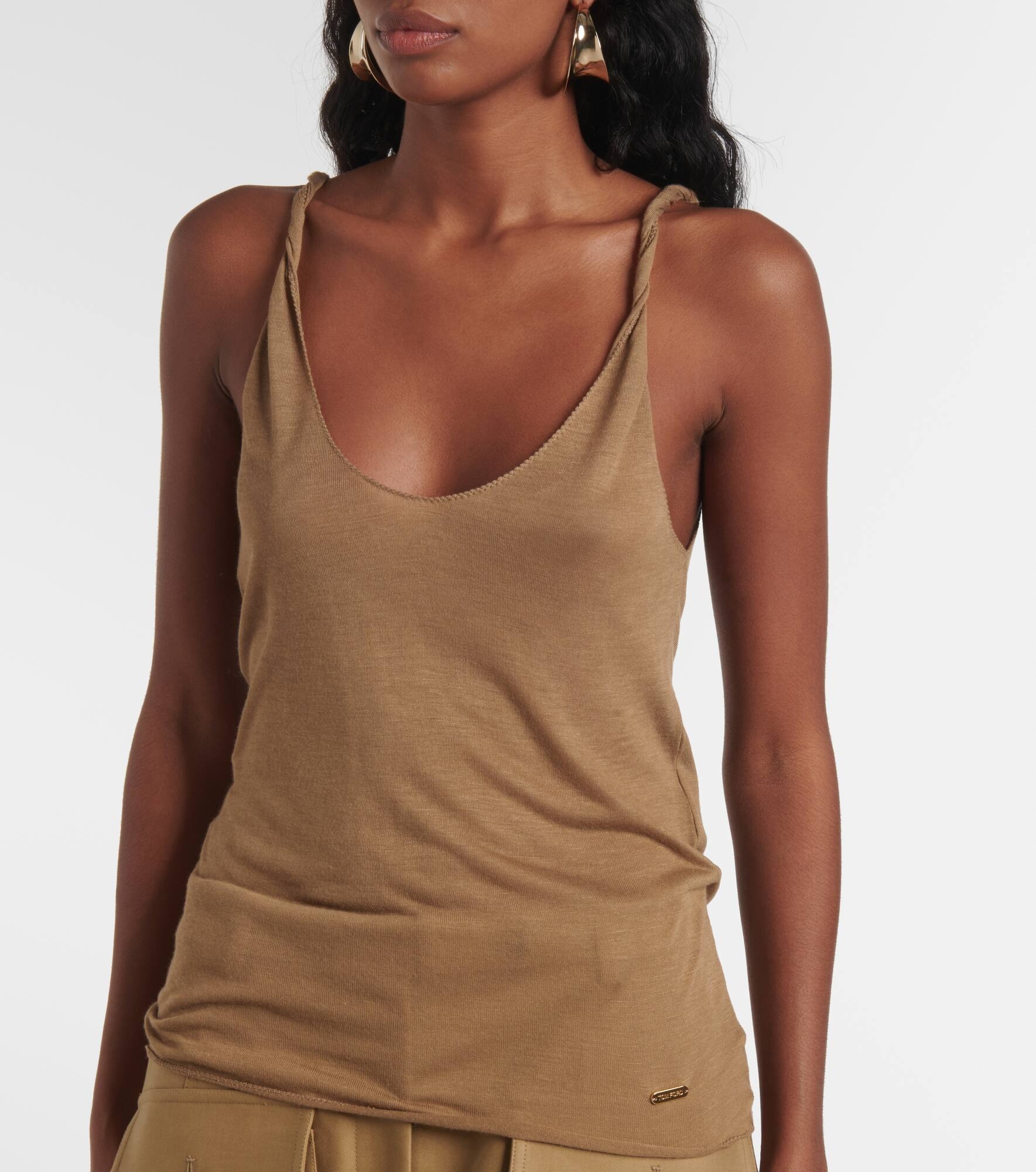 Bamboo jersey tank top - 4