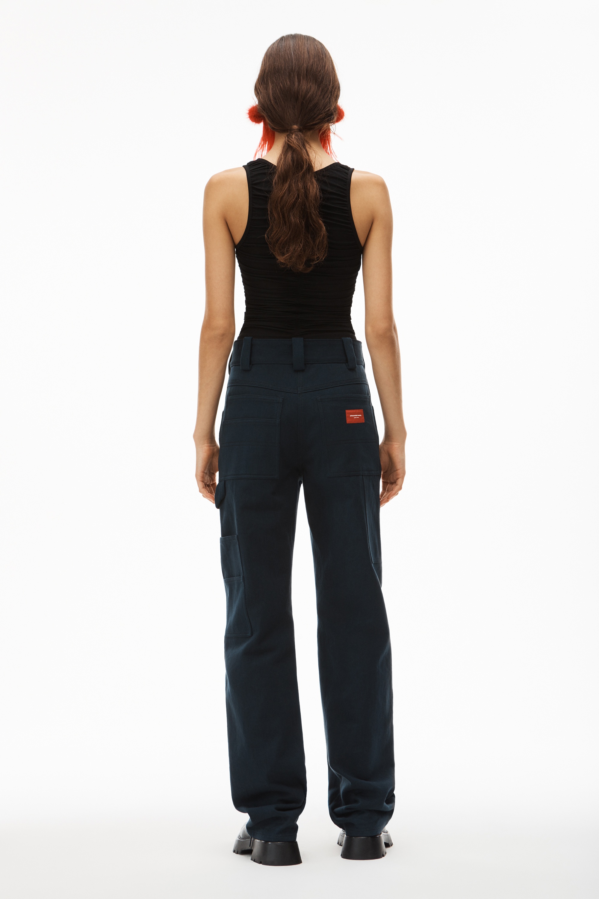 CARPENTER PANT IN RAW DENIM - 5