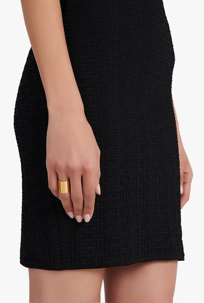 Balmain Gold-tone brass Tubular ring outlook