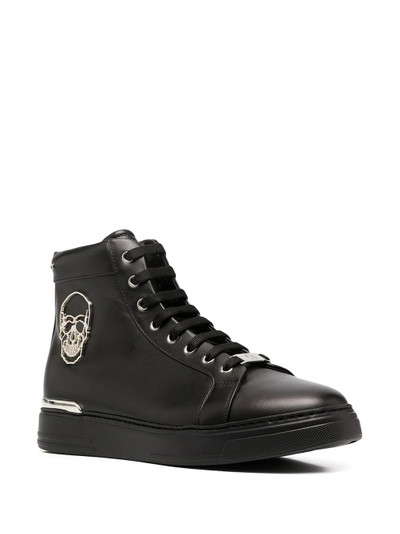 PHILIPP PLEIN high-top skull sneakers outlook