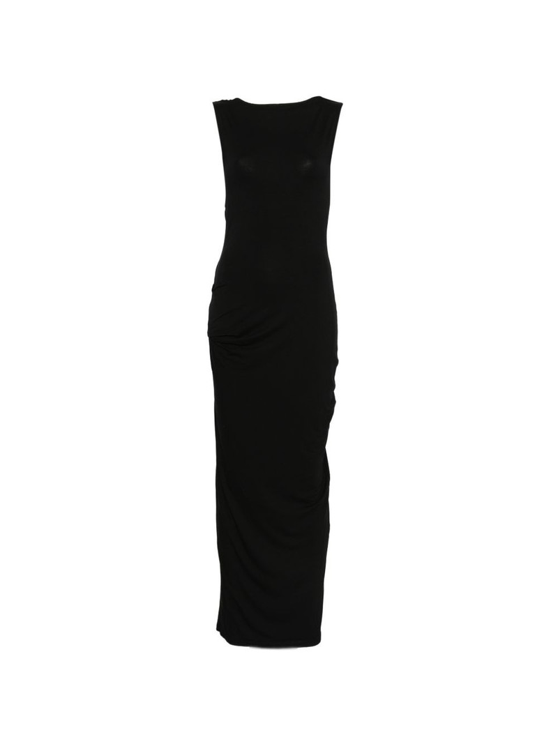 draped sleeveless maxi dress 1