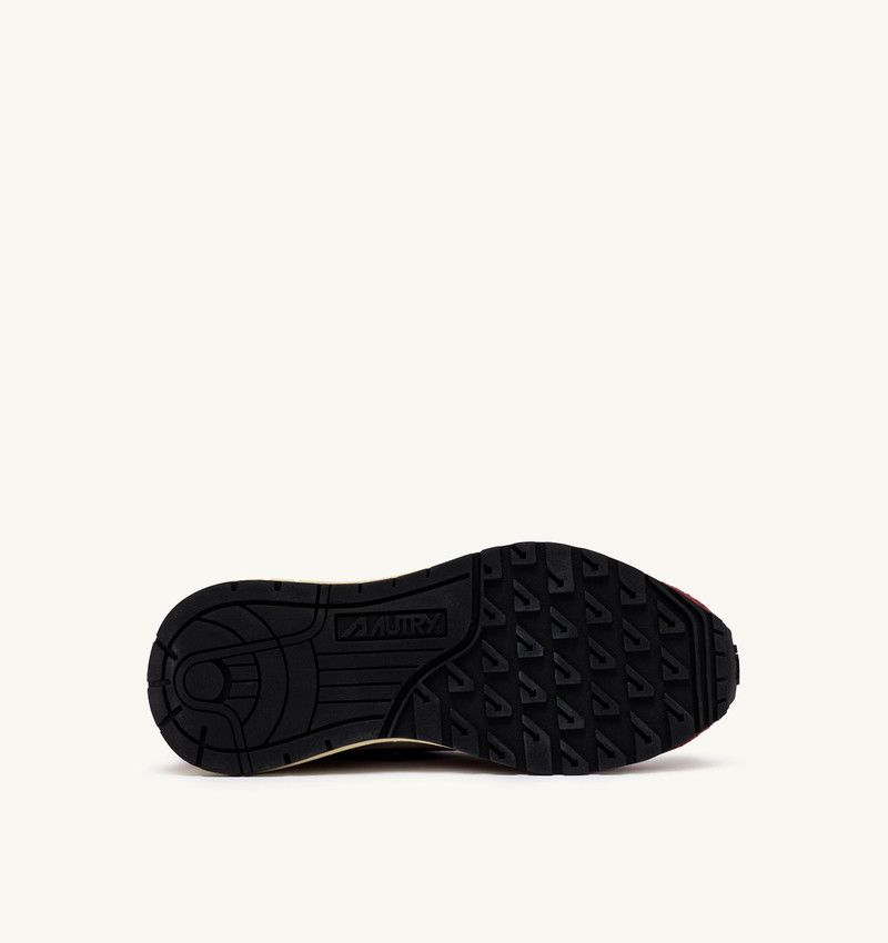 REELWIND LOW SNEAKERS IN RED AND BLACK NYLON AND SUEDE 4