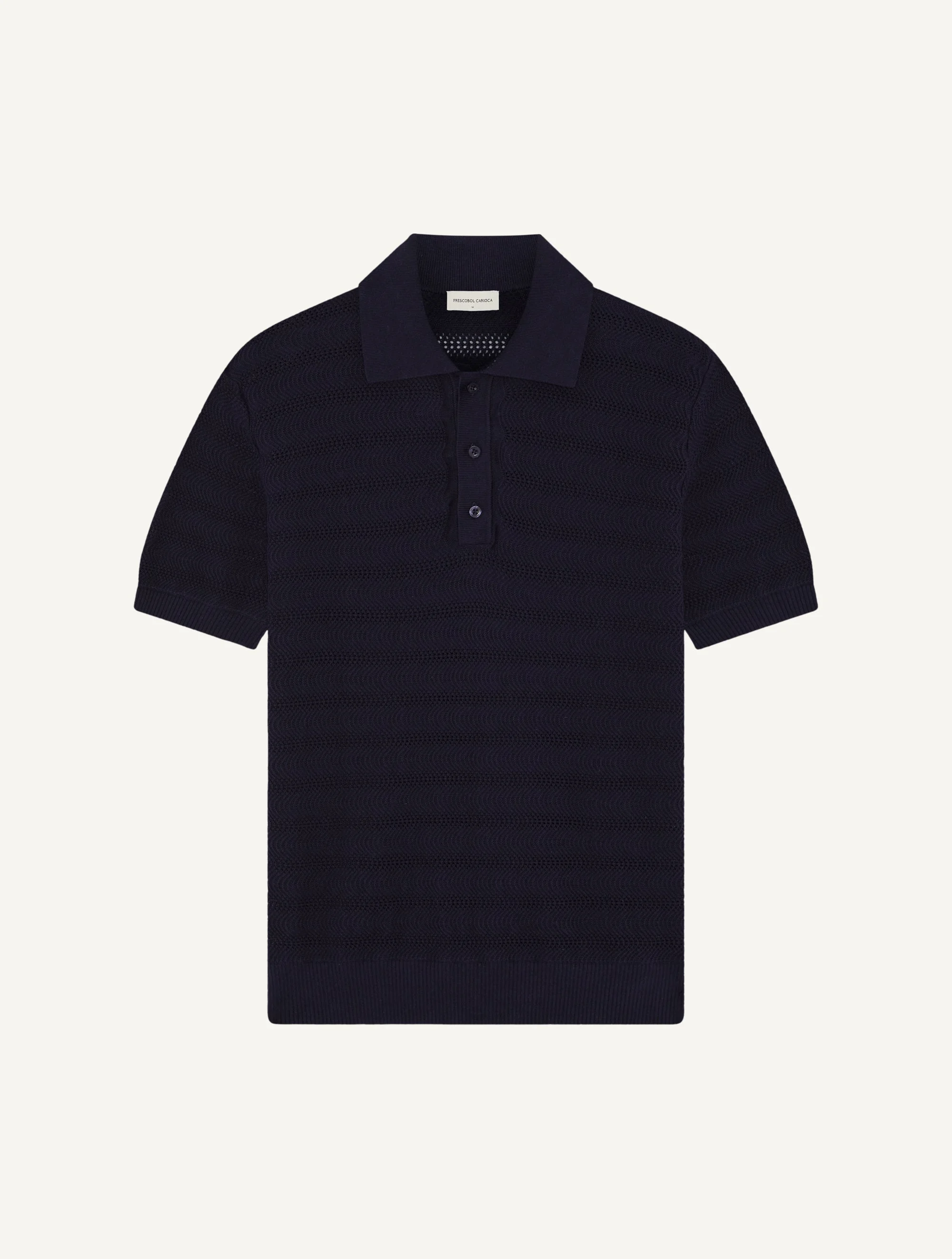 VIDAL COTTON JACQUARD POLO - 1