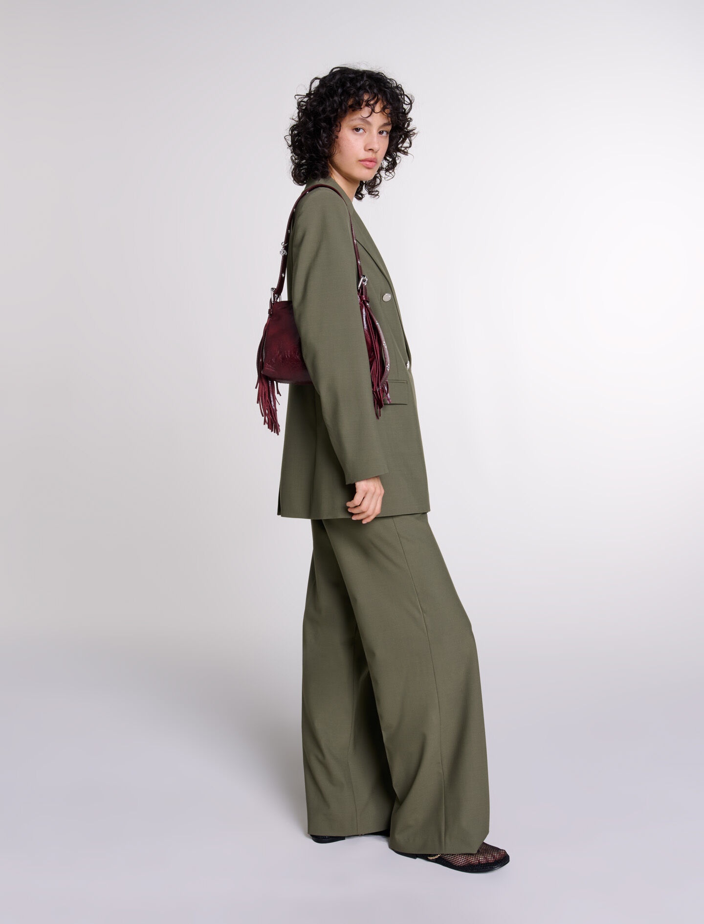 Straight-leg suit trousers - 9