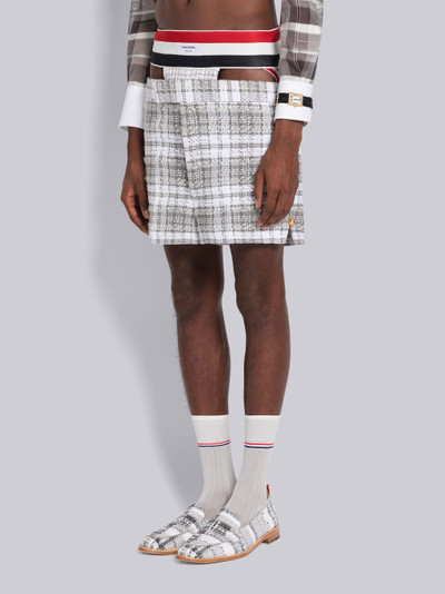 Thom Browne low-rise tweed shorts outlook