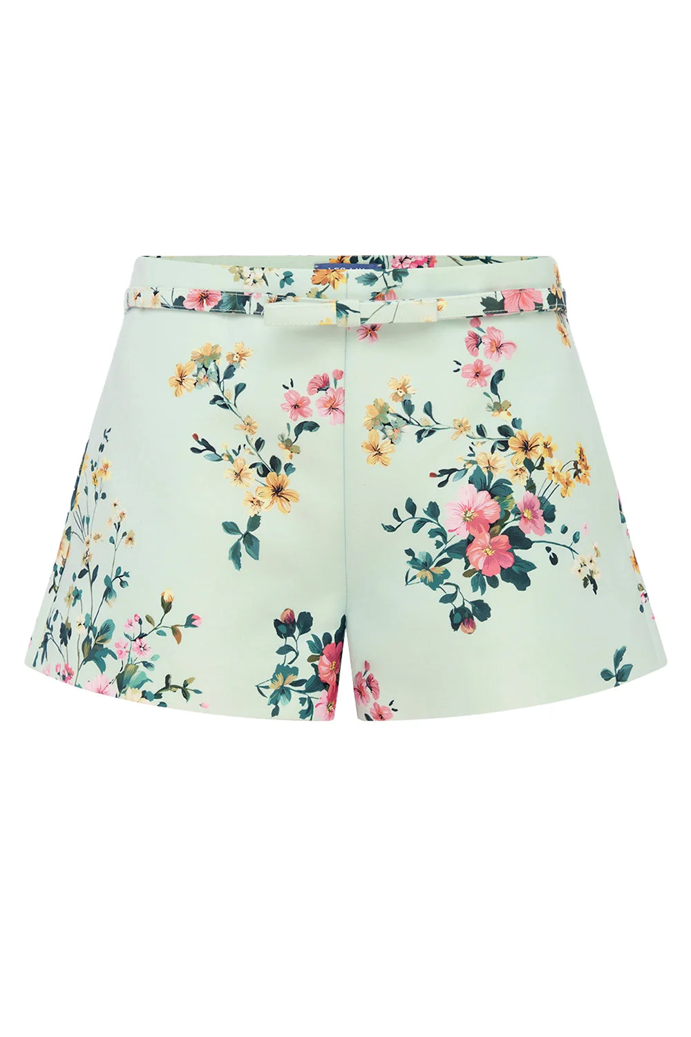 Olivianne Short - Posy Print Mint - 1