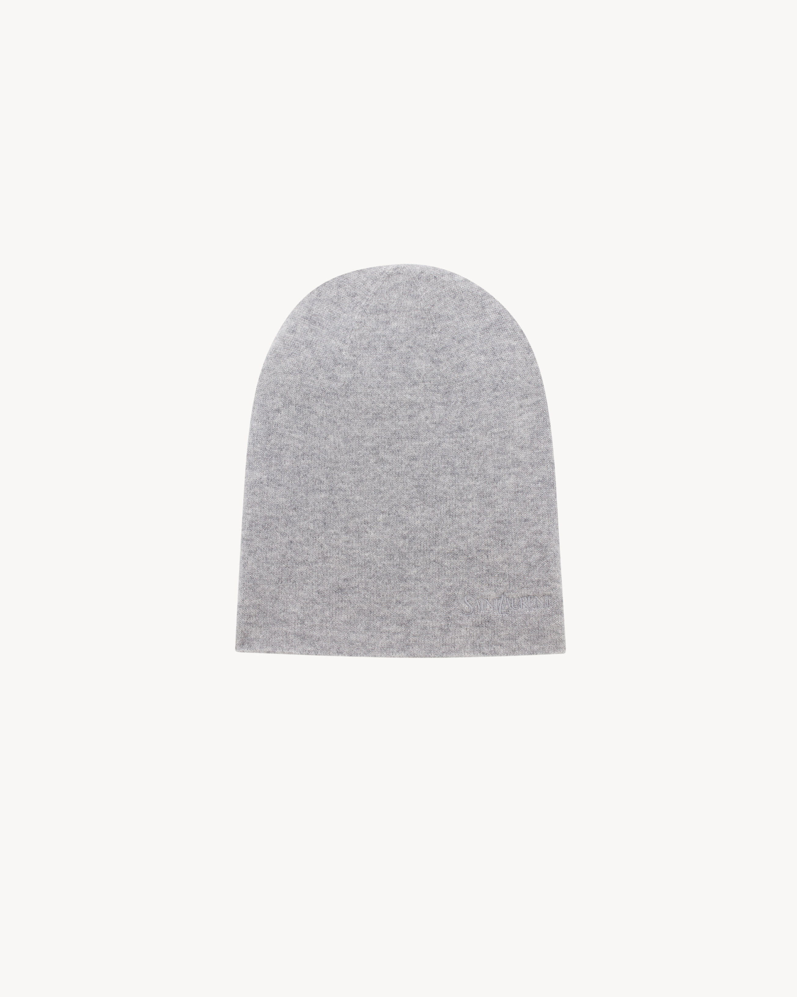 SAINT LAURENT EMBROIDERED BEANIE IN CASHMERE - 1