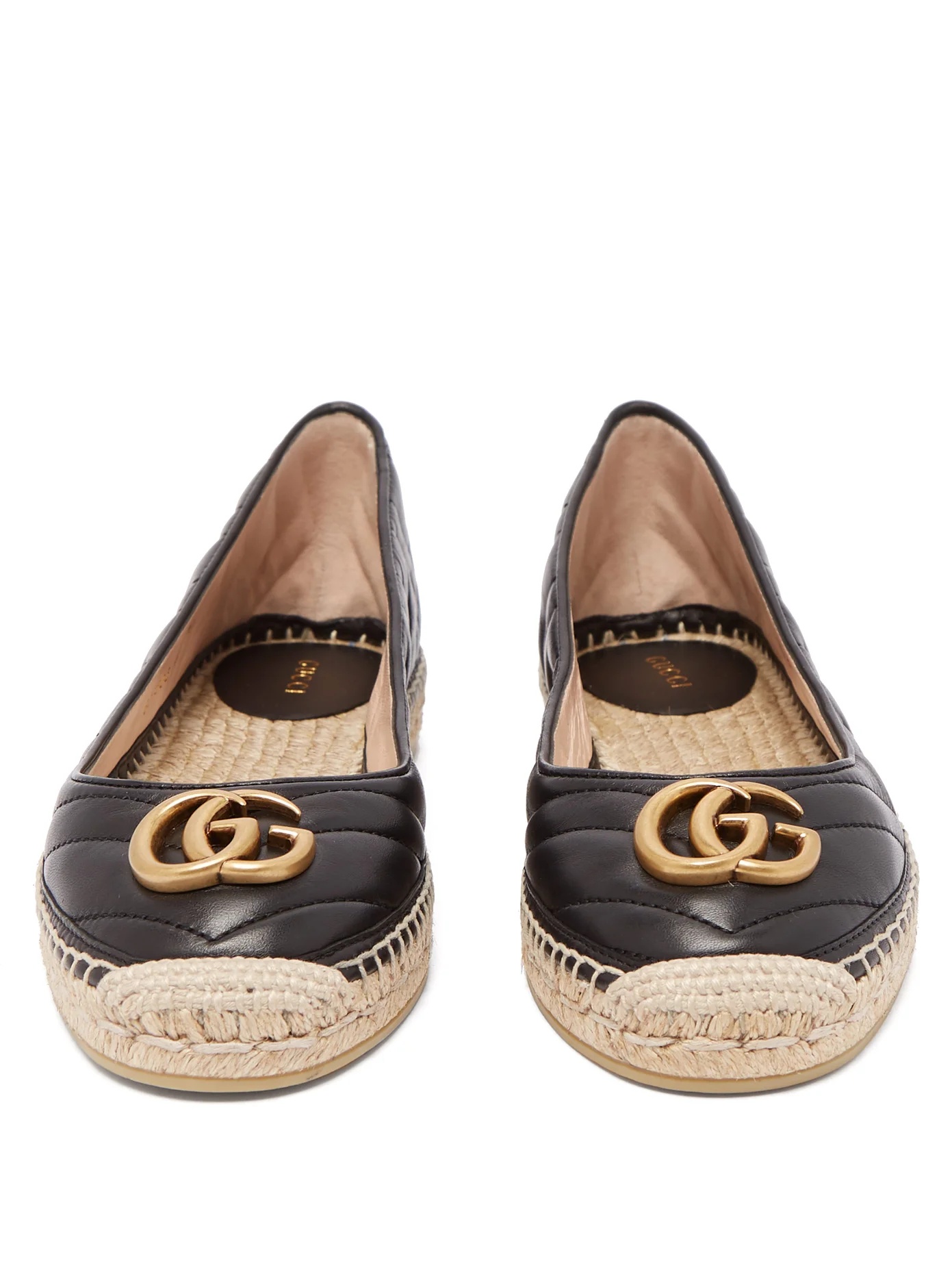 Pilar chevron-quilted leather espadrilles - 5