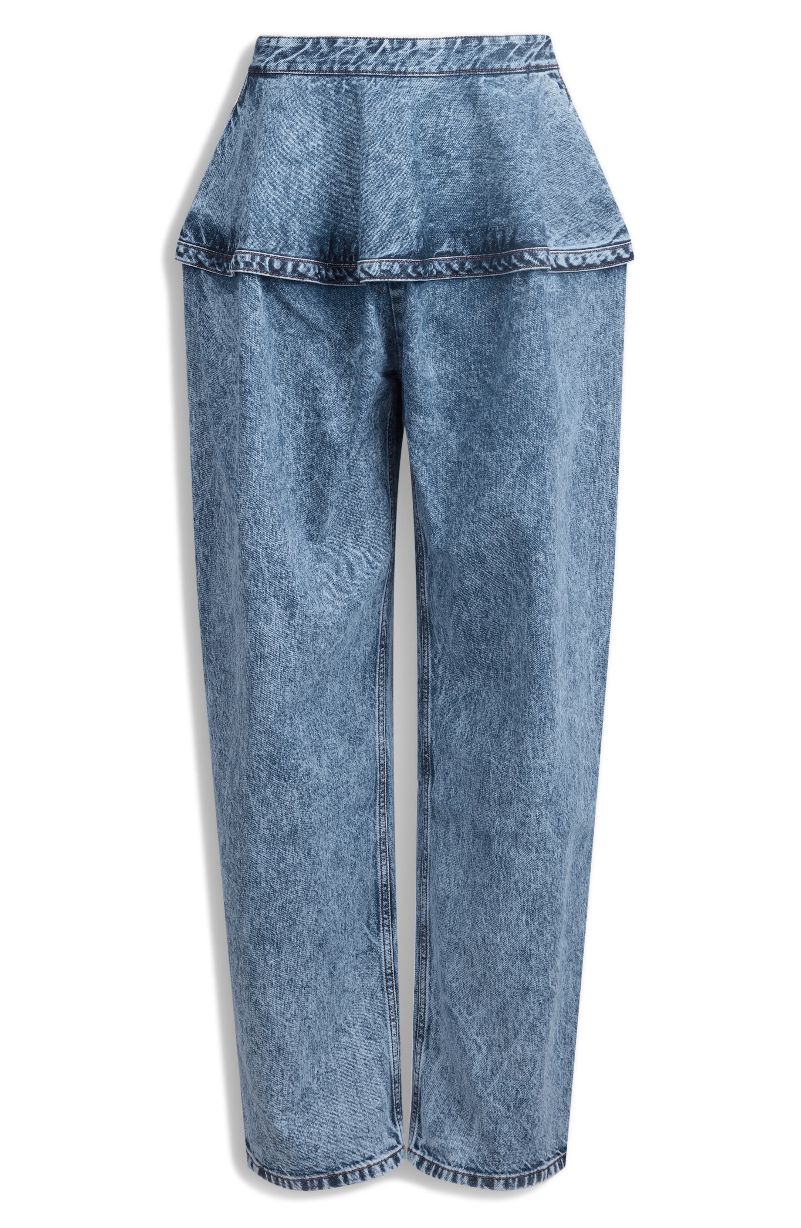 Alaïa Basque Jeans in Bleu Neige at Nordstrom - 5