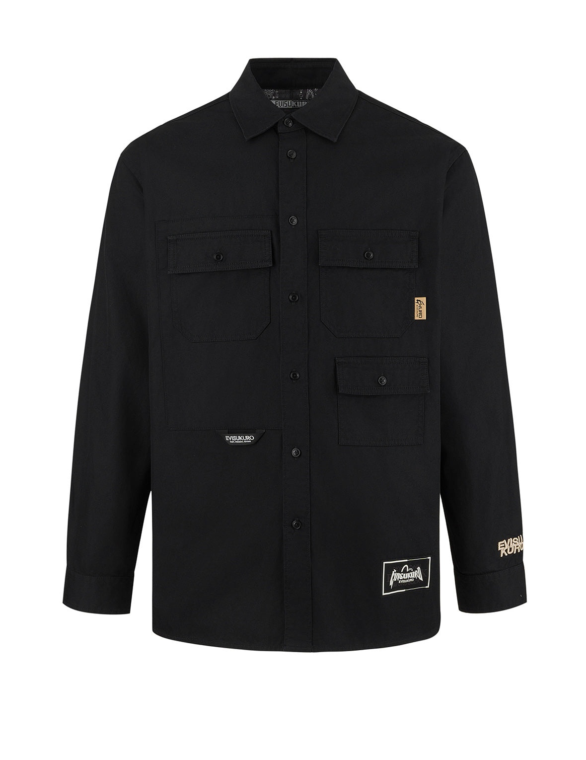Multi-pockets Relax Fit Long Sleeves Shirt - 11