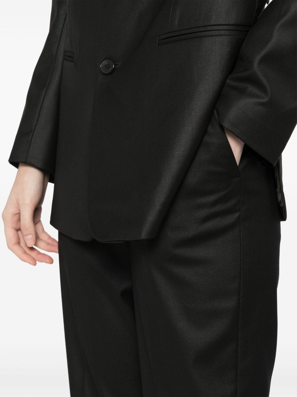 cut-out blazer - 6