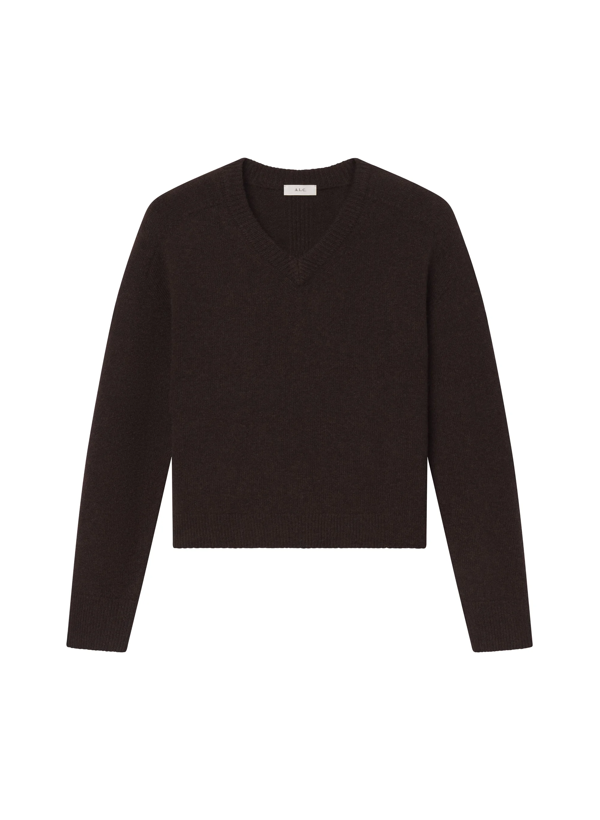Calven Cashmere V-Neck Sweater - 1
