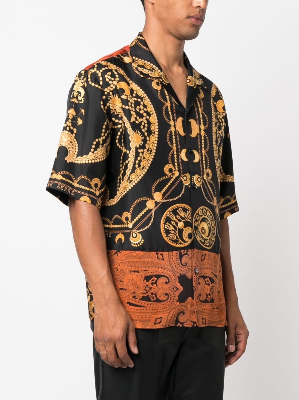 Regenerated silk jewellery-print shirt - 3
