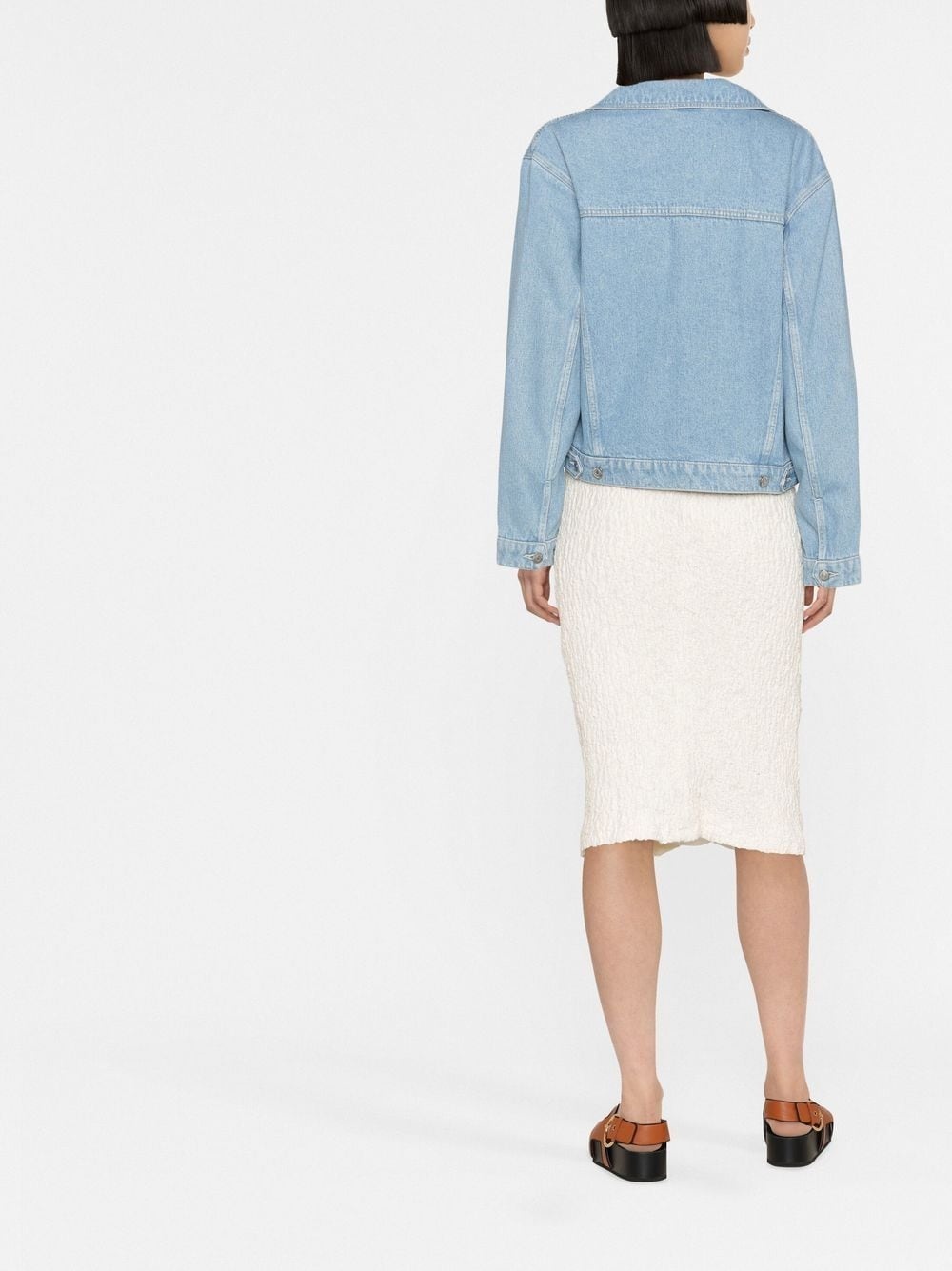 light wash denim jacket - 3