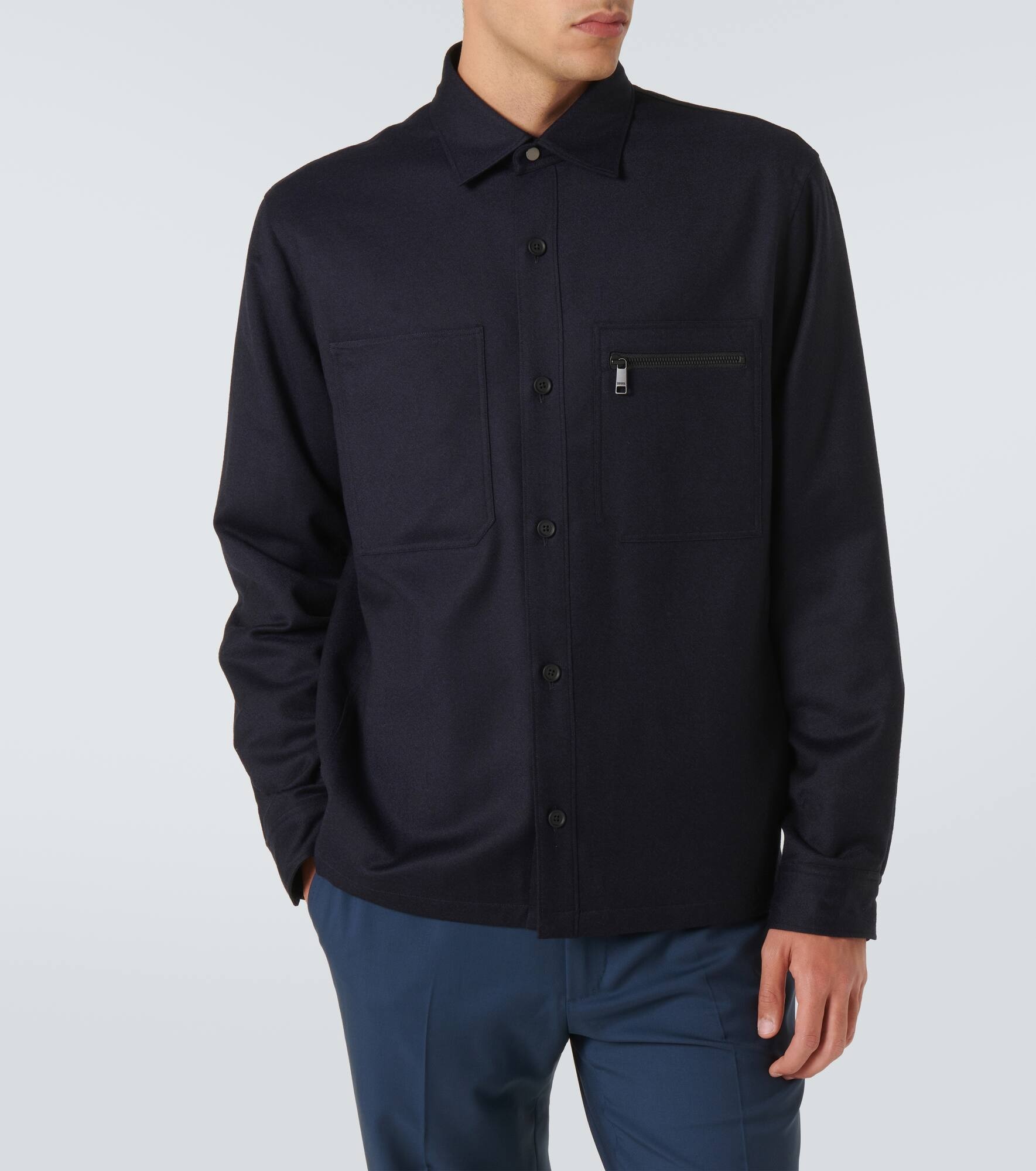 Wool overshirt - 3