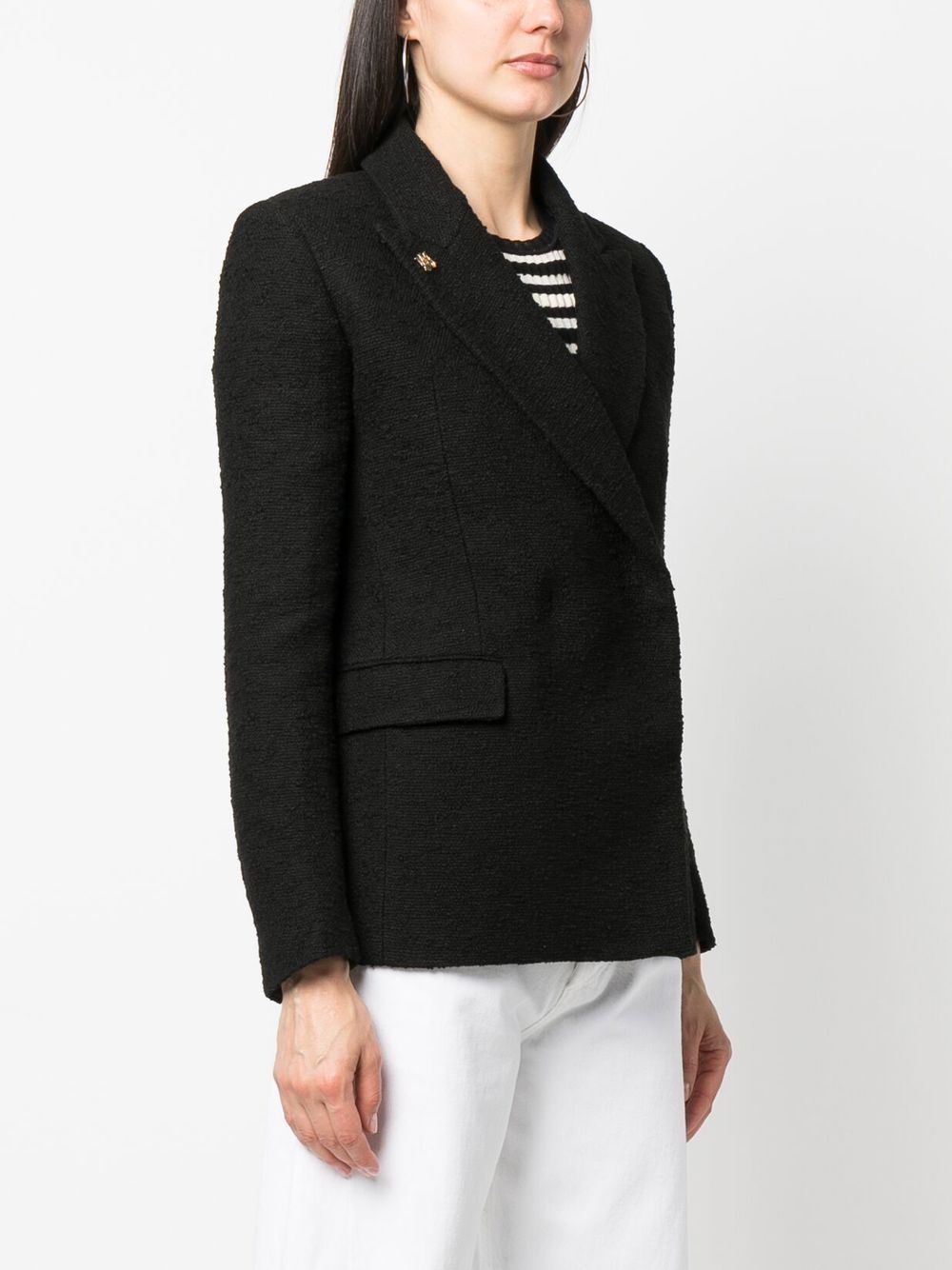 single-breasted button-fastening jacket - 3
