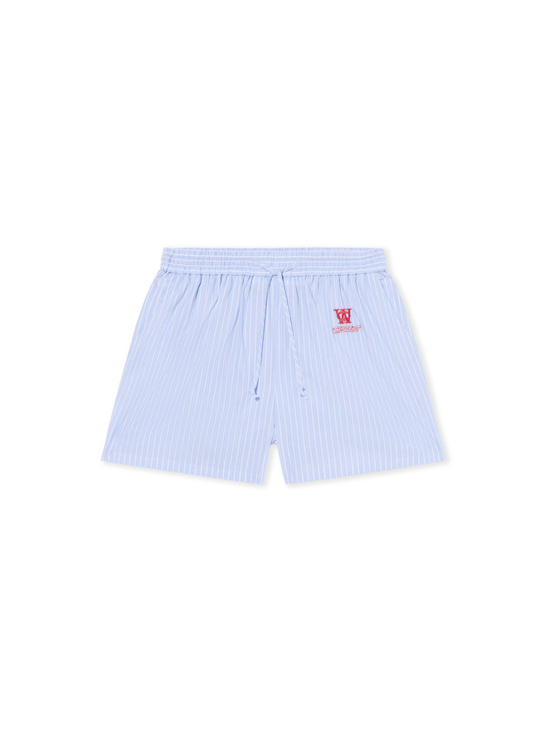 Striped Poplin Shorts 1