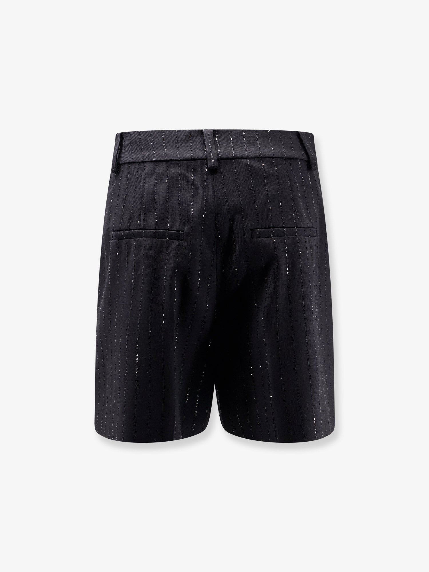 Siberia Virgin Wool Shorts With Sequins - 2