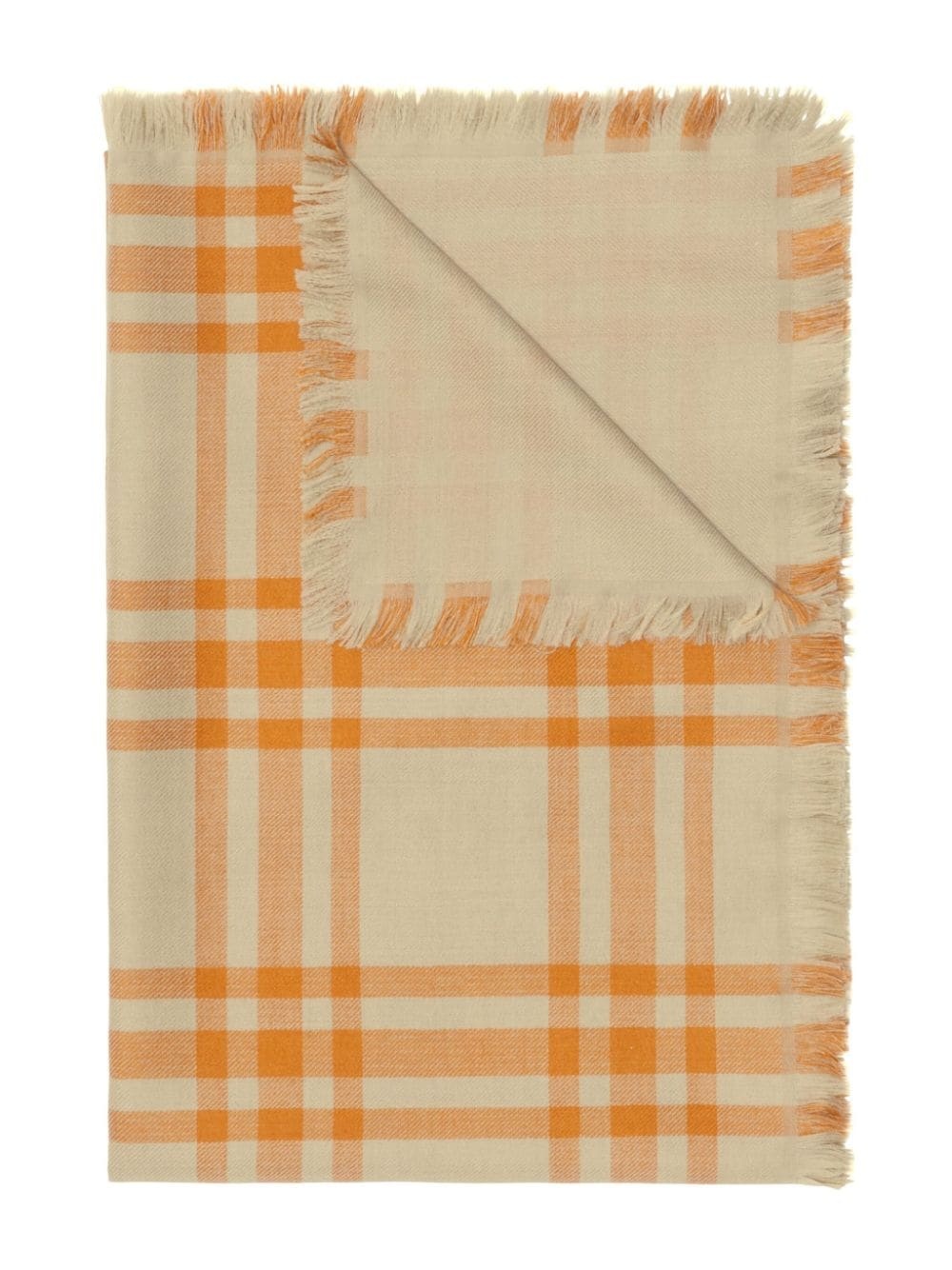 reversible checked scarf - 2