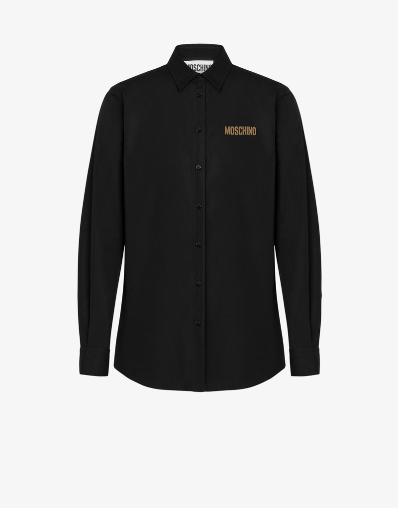 METALLIC LOGO POPLIN SHIRT 1