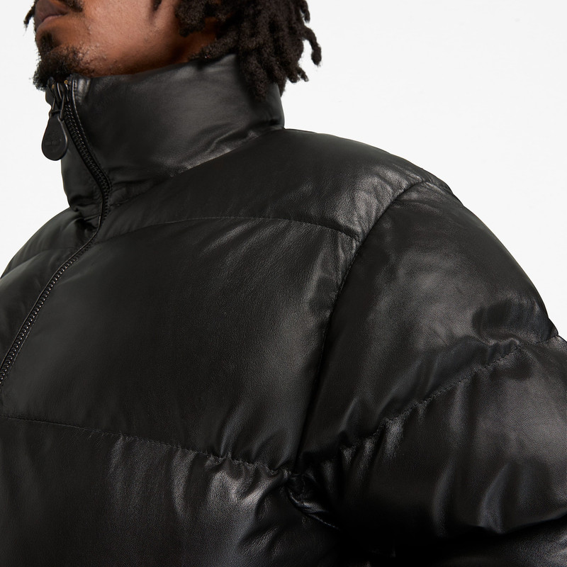 Welch Mountain Leather Puffer Jacket 10