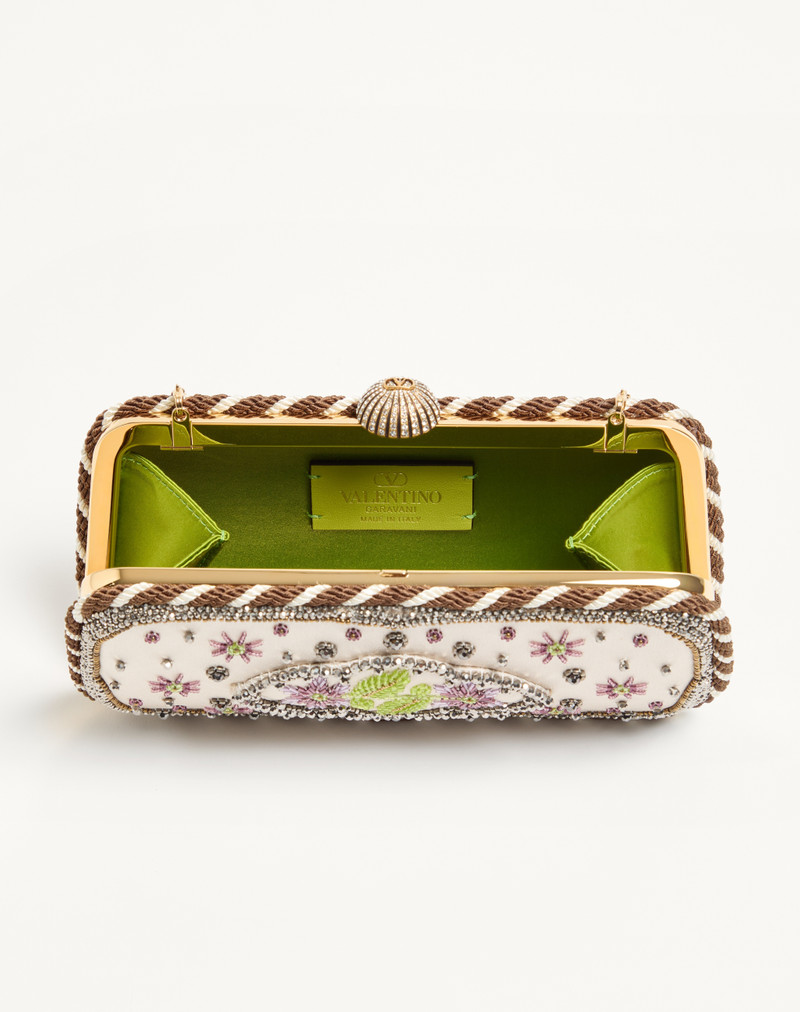Valentino VALENTINO GARAVANI CARRY SECRETS EMBROIDERED MINAUDIERE outlook