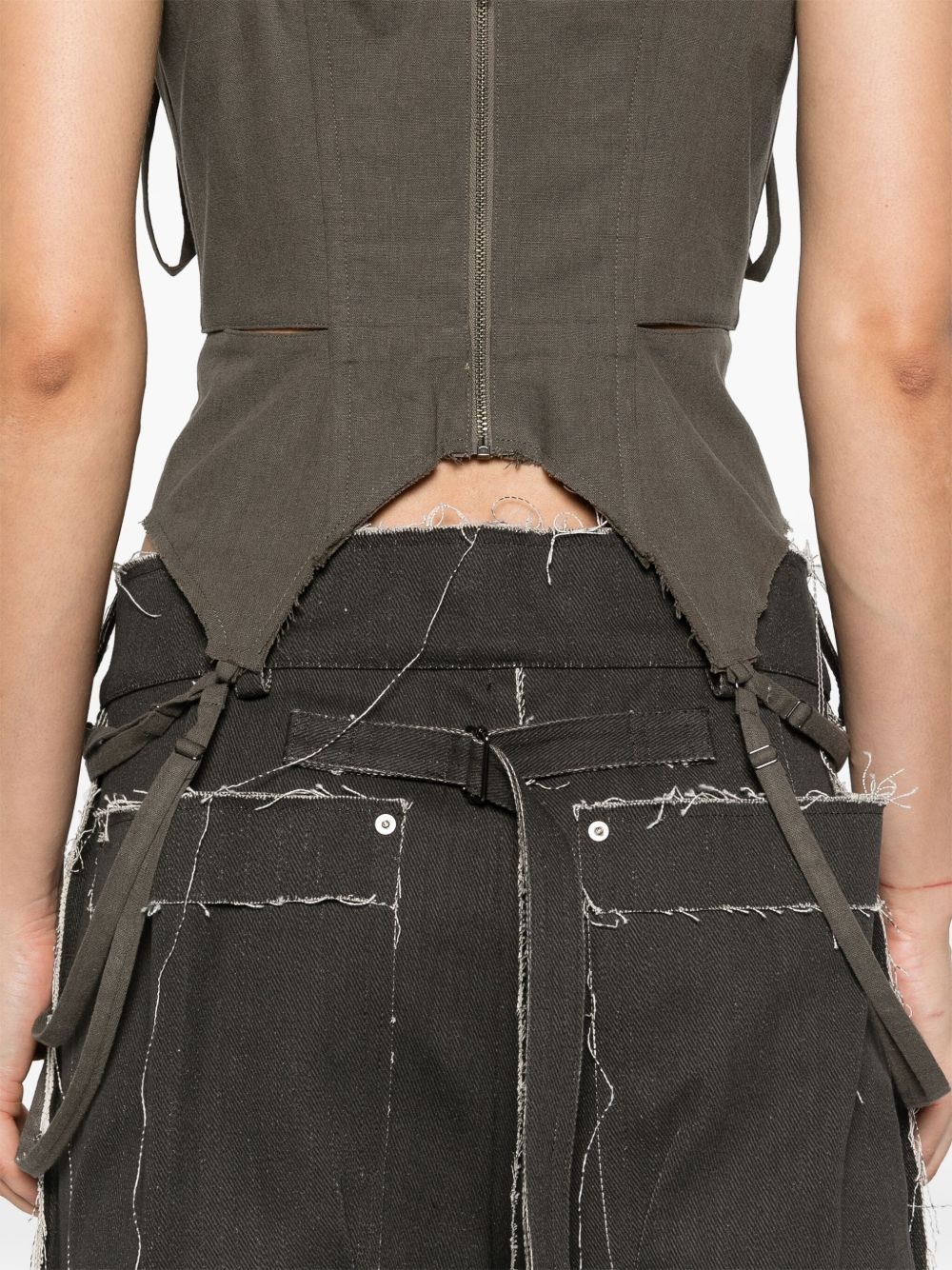 cut-out corset top - 5