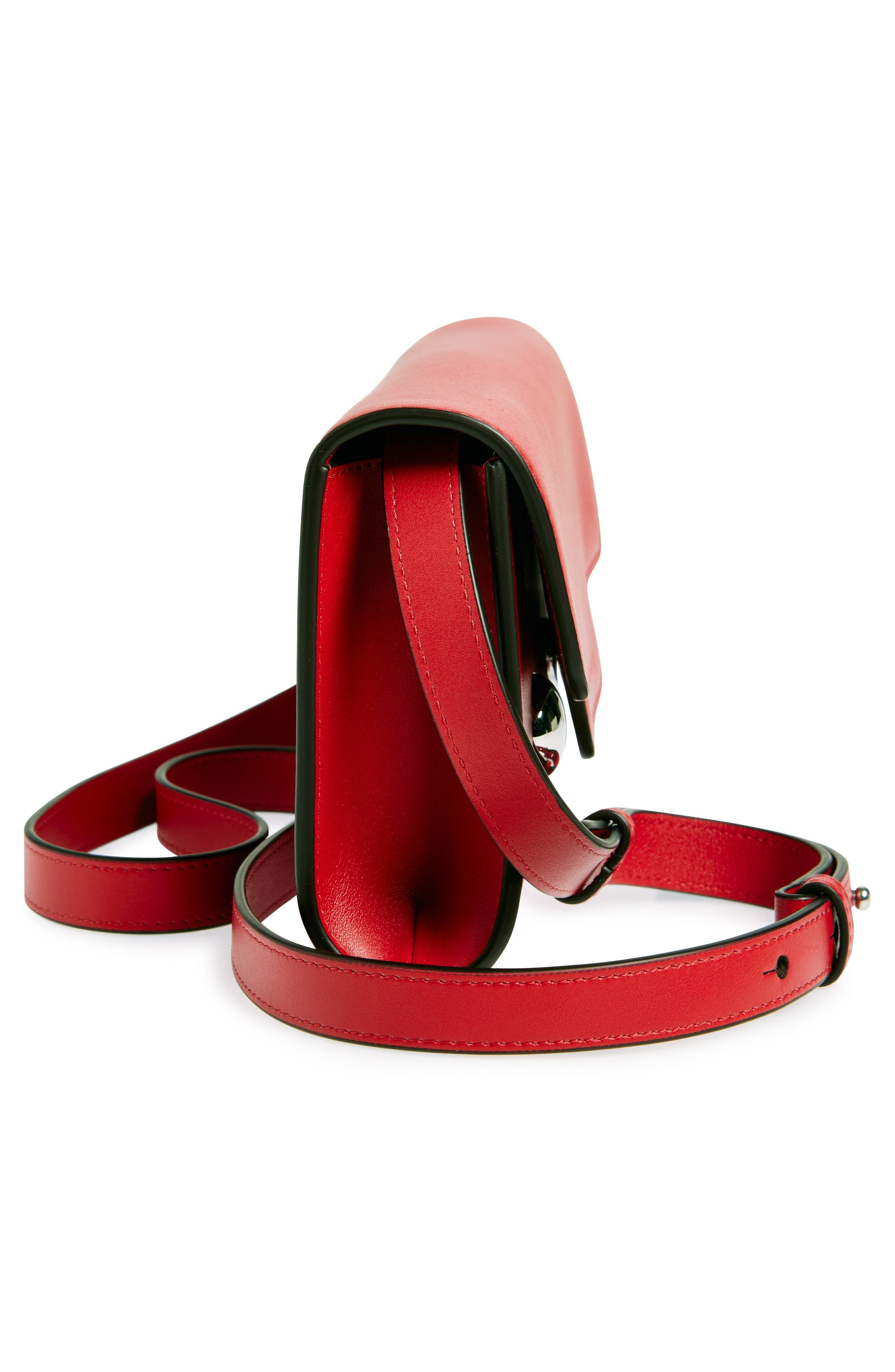 Marni Trunkaroo Leather Shoulder Bag in Very/Red at Nordstrom - 5