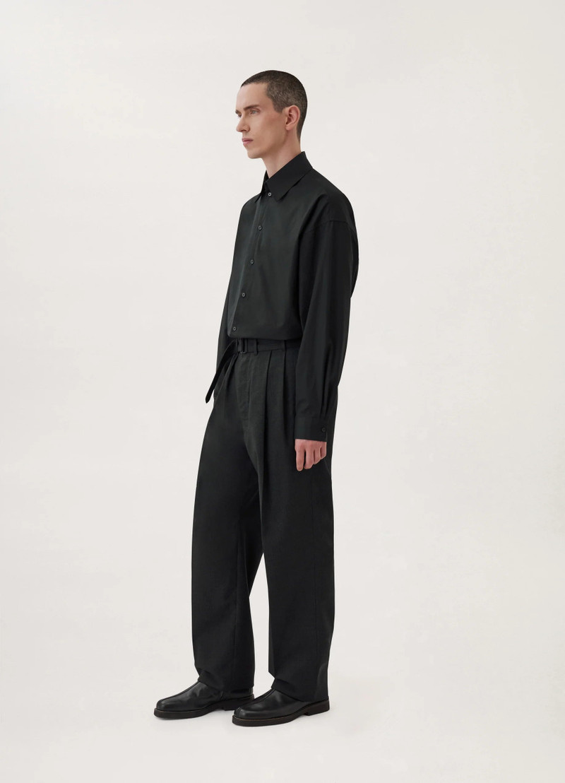 Lemaire LOOSE PLEATED PANTS POLY WOOL | REVERSIBLE