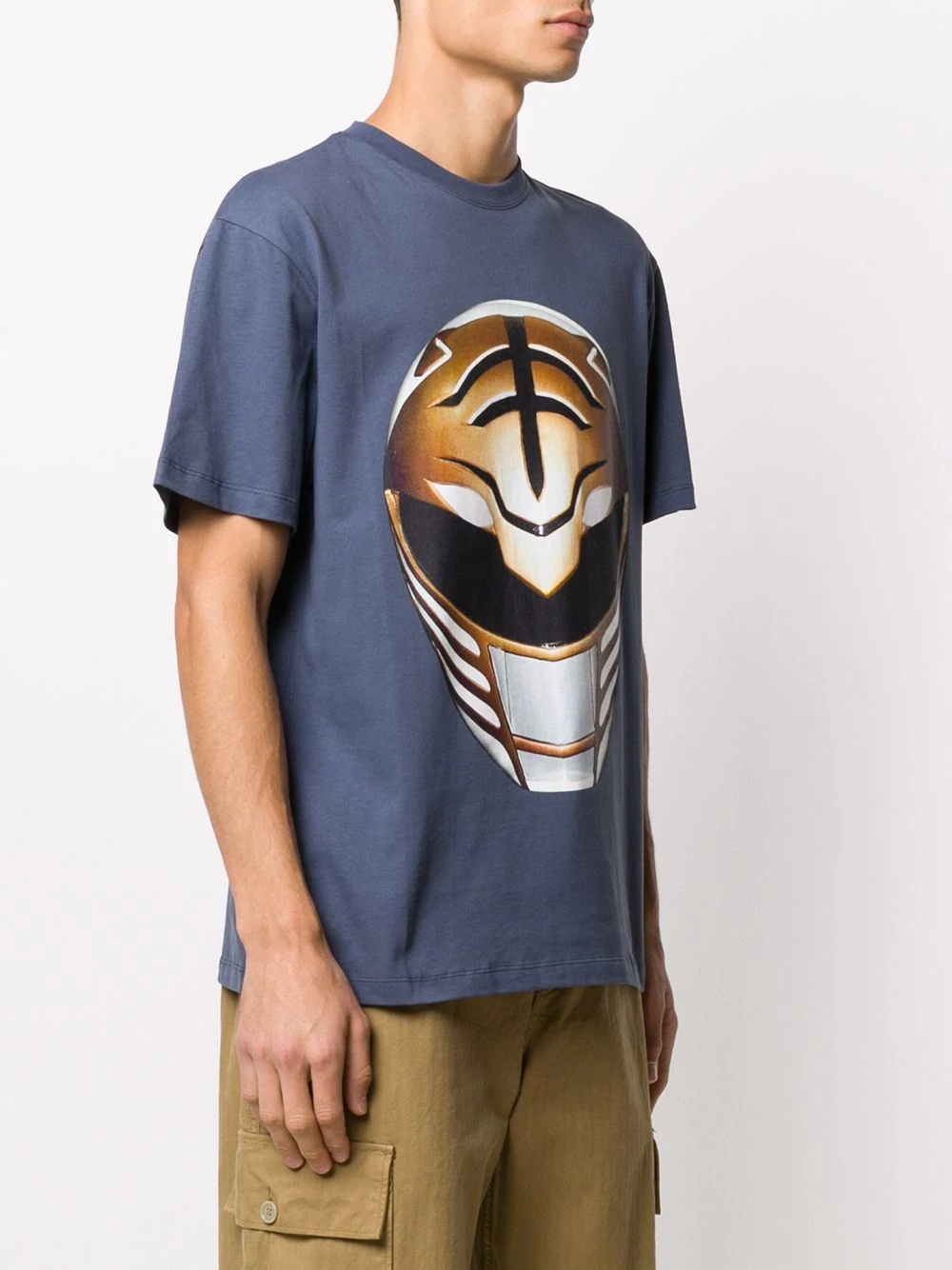 mask-print T-shirt - 4