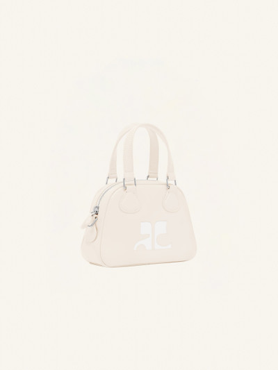courrèges MINI LEATHER BOWLING BAG outlook