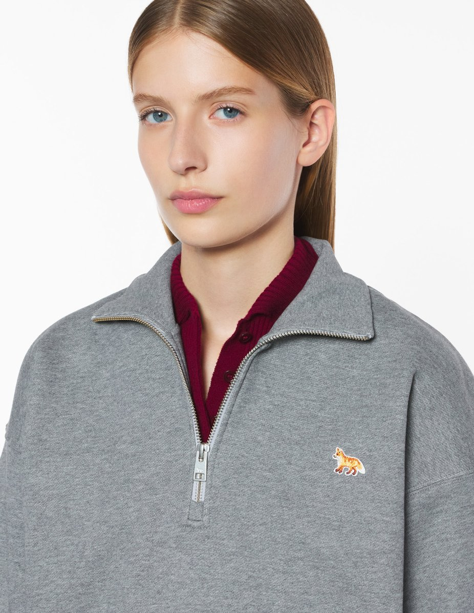 BABY FOX HALF ZIPPED SWEATSHIRT - 4