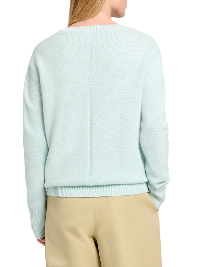 Women's Boy Cashmere Crewneck Sweater - Pale Aqua 5
