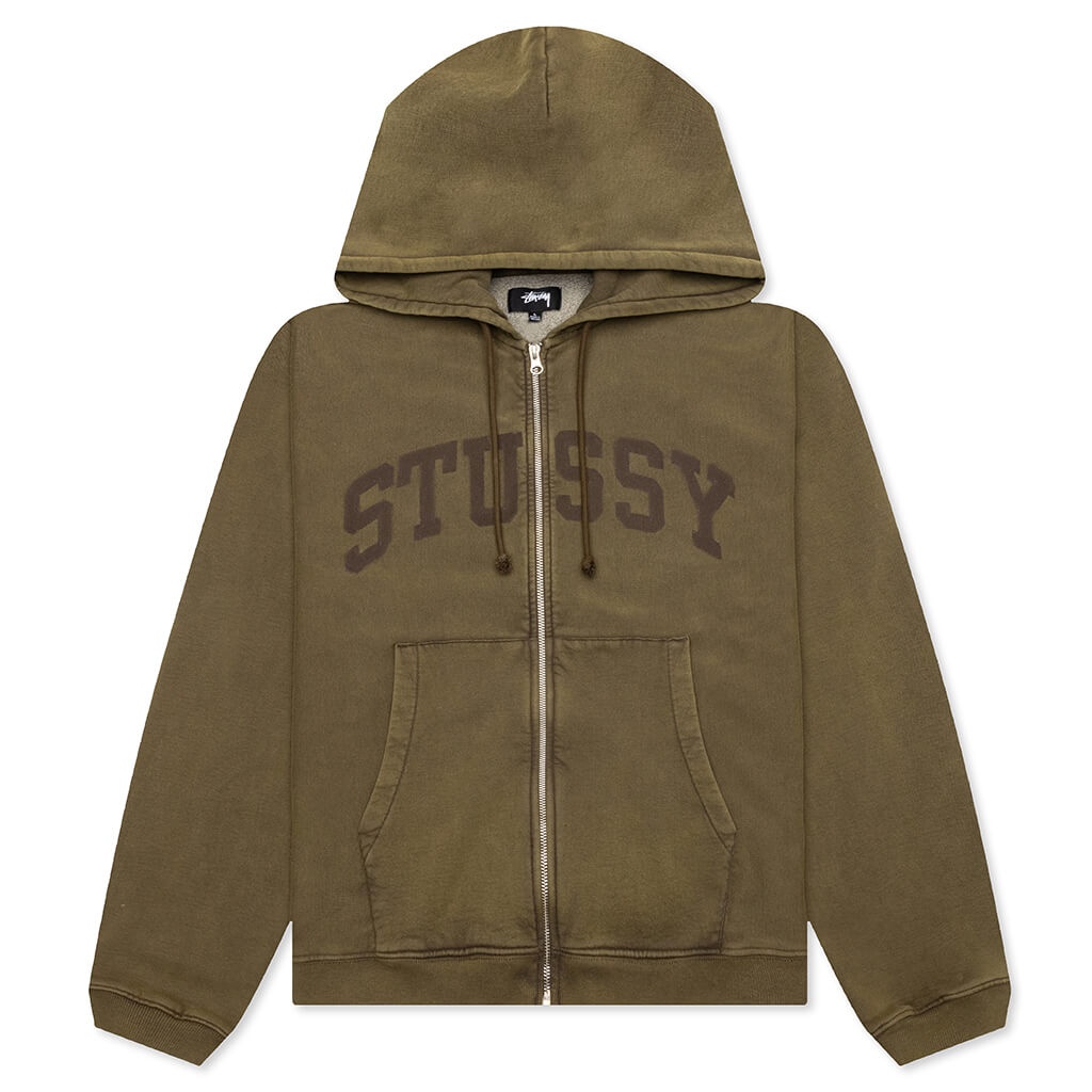トップス STUSSY&Our LegacyDYED HOOD, Dark Olive Stussy Cross Dot Hoodie Olive – LESS 17
