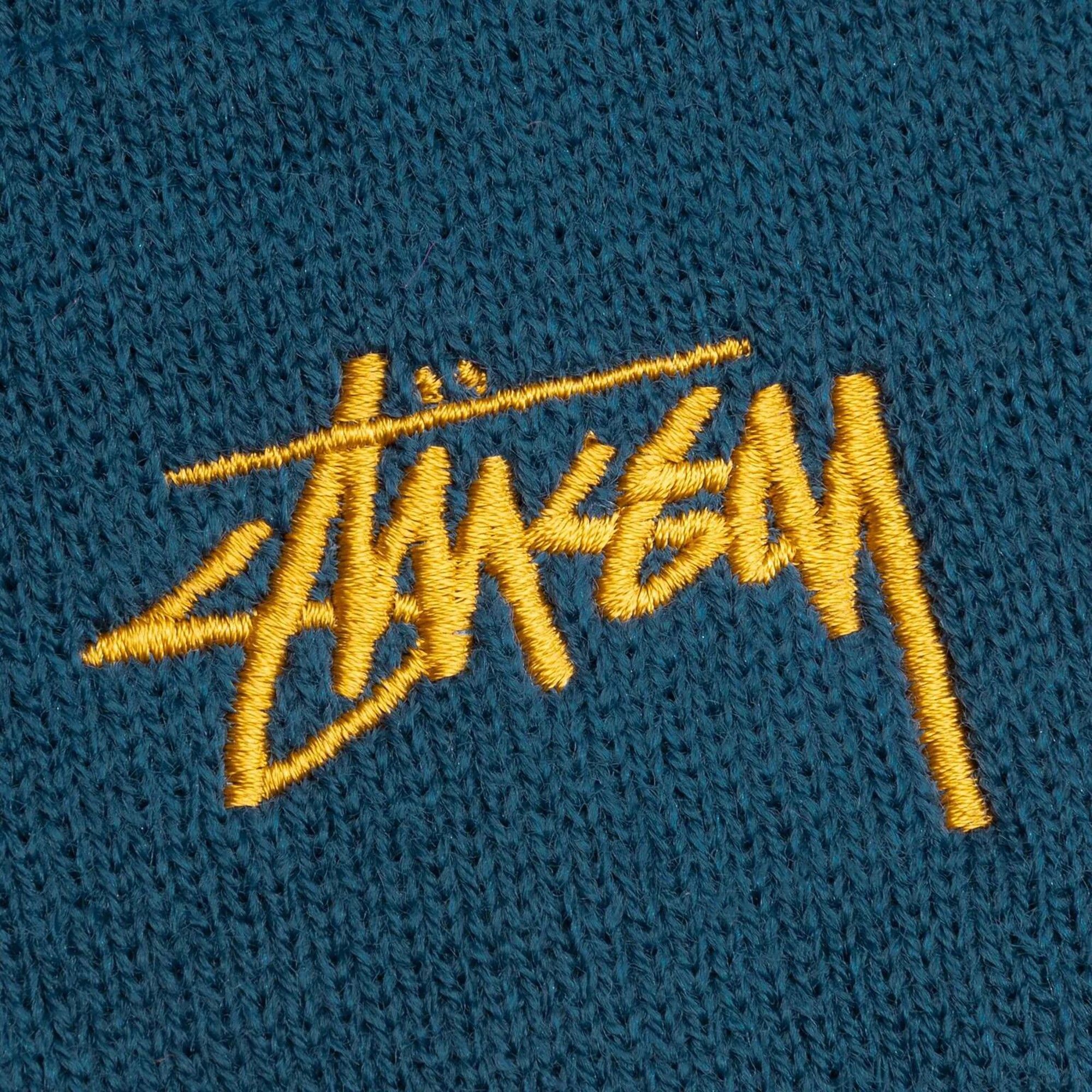 Stussy Stock Cuff Beanie 'Dark Teal' - 3