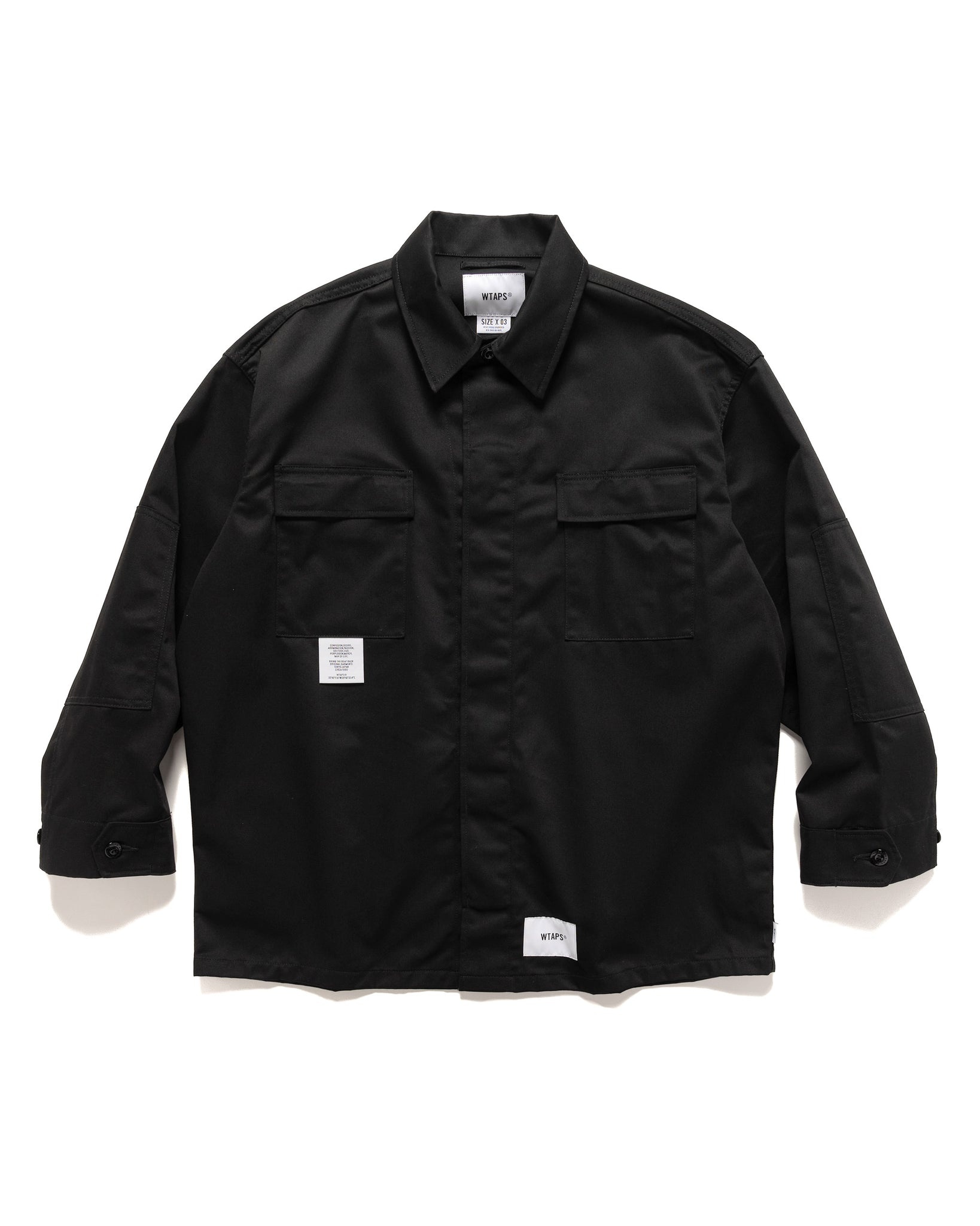 WTAPS Guardian / Jacket / CTPL. Twill Jacket Black | REVERSIBLE