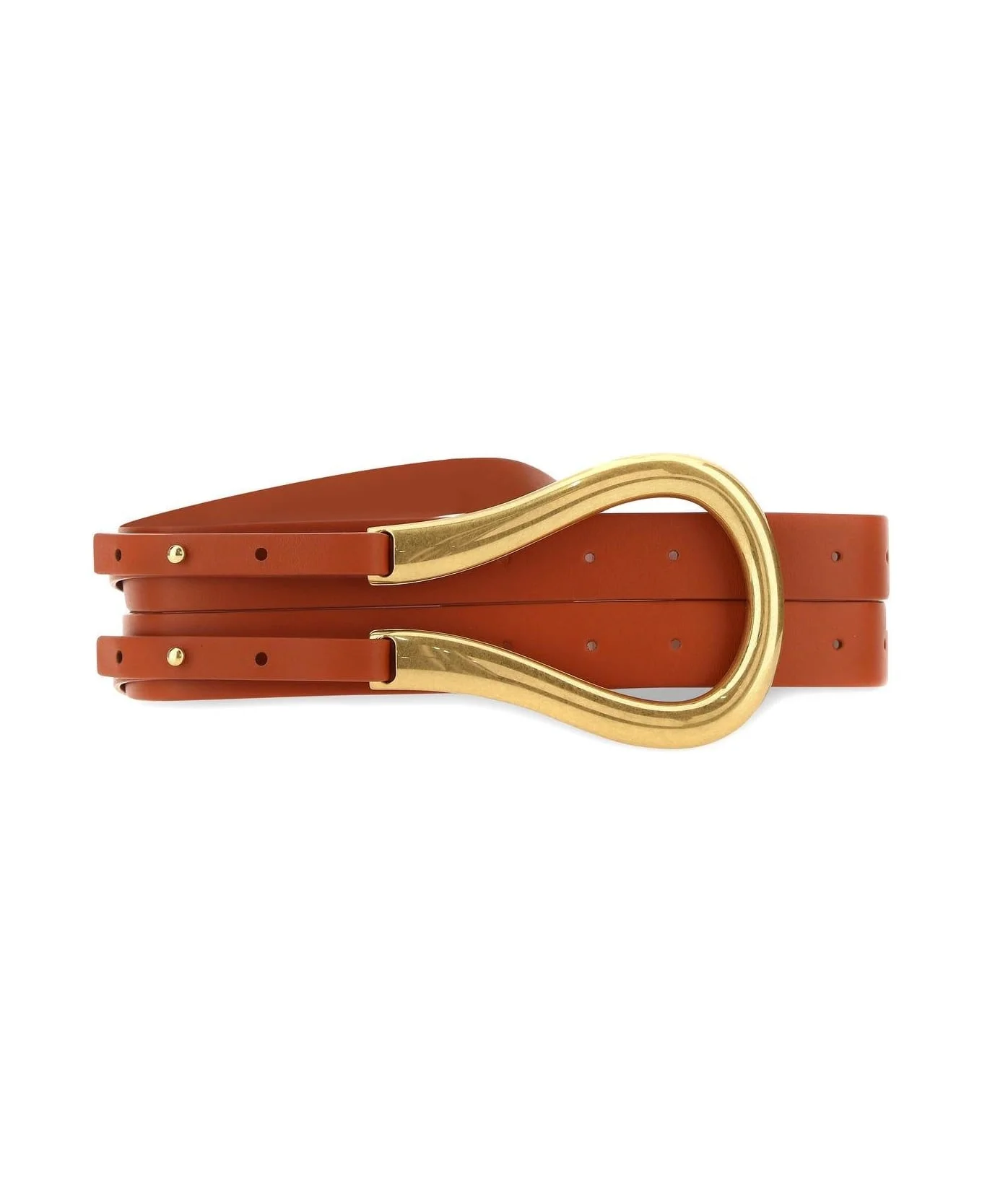 Caramel Leather Belt - 1