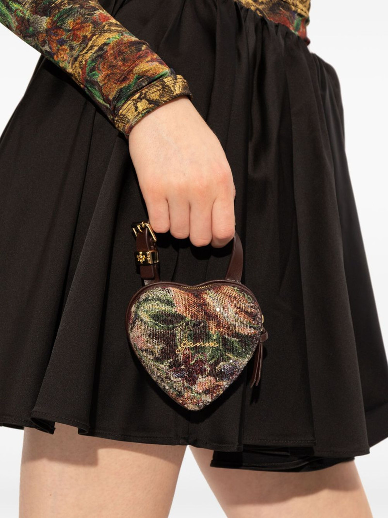 GANNI nano Tapestry tote bag outlook