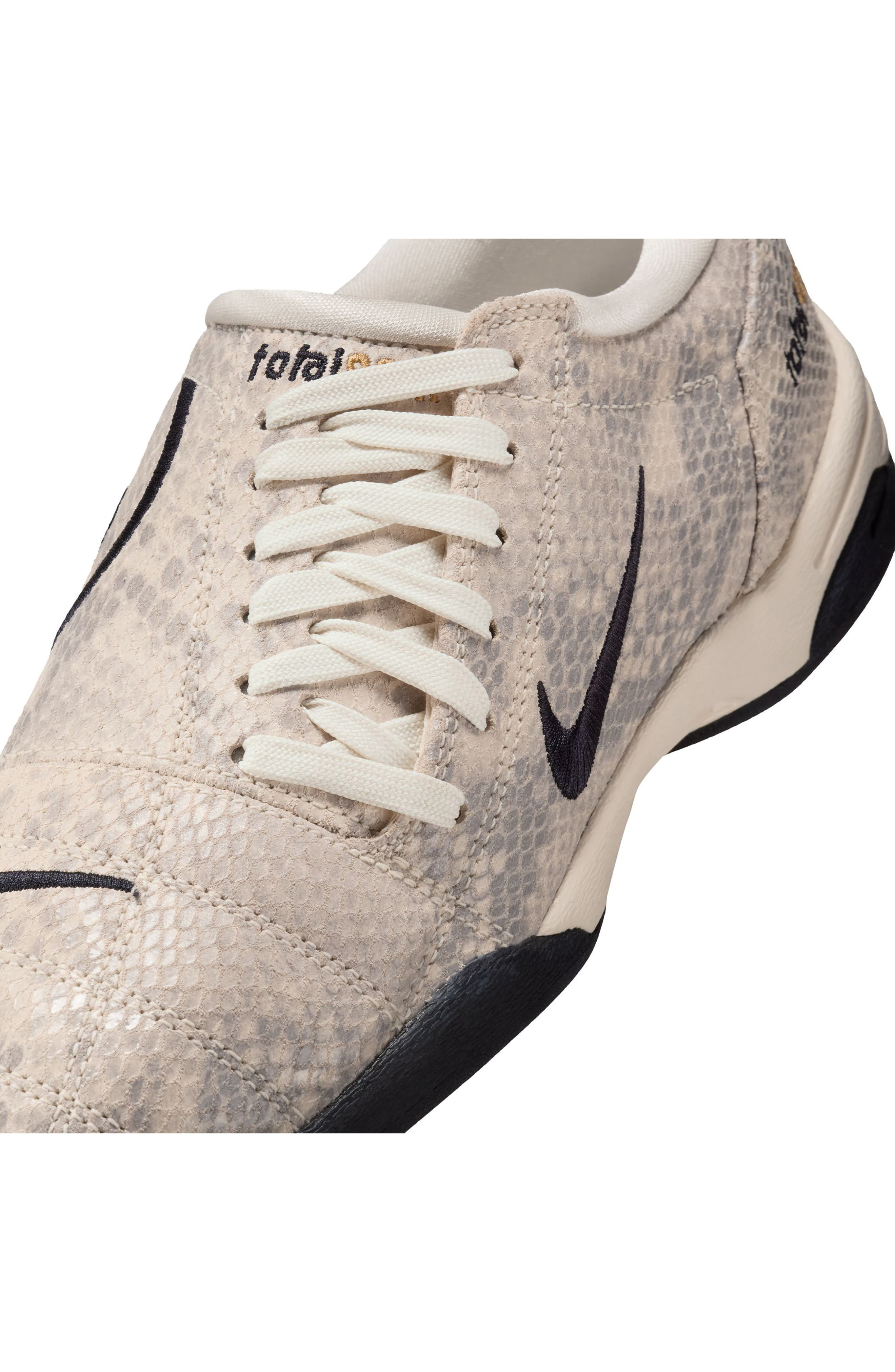 Nike Total 90 Soccer Sneaker in Pale Ivory/Black/Ivory/Gold at Nordstrom - 7